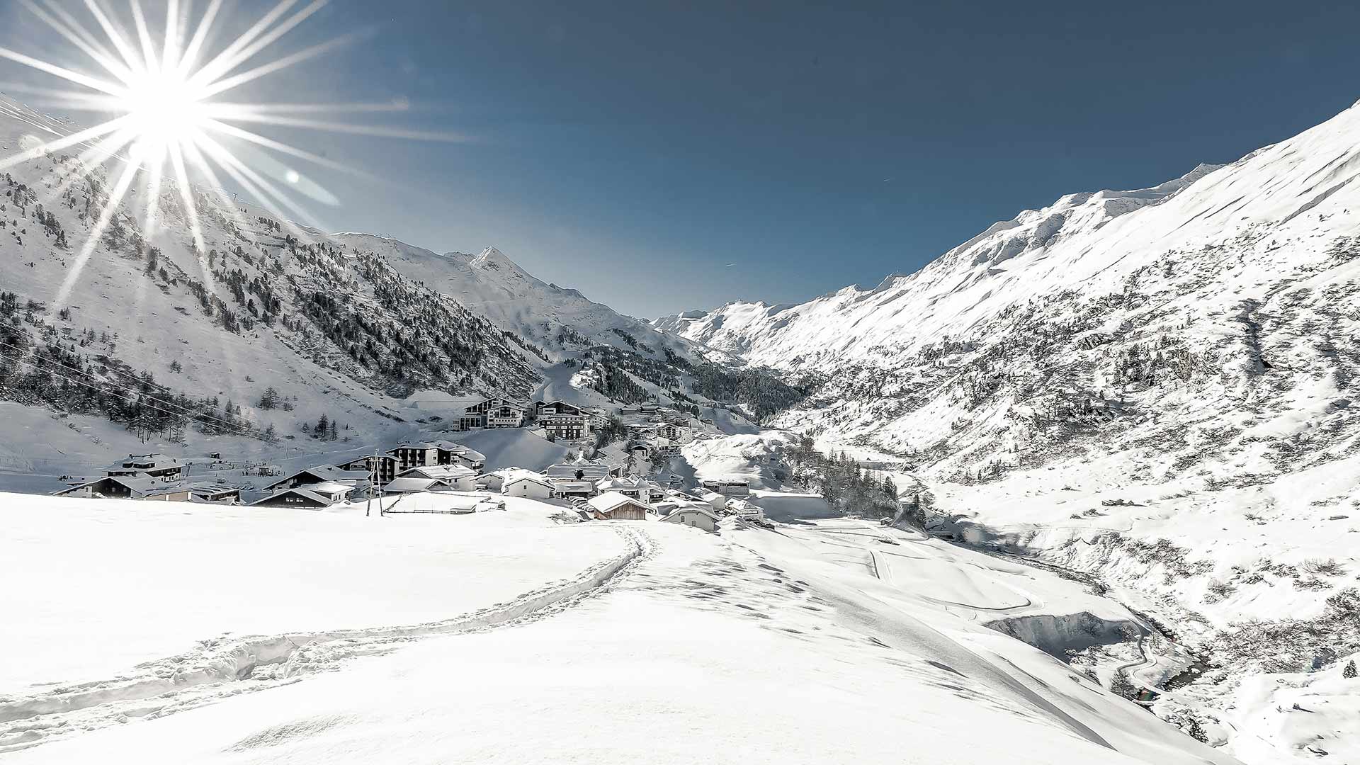 Der Schneesicherste Wintersportort in den Alpen